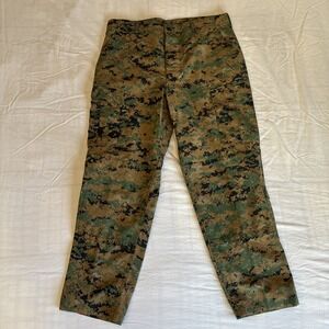 Propper Woodland Marpat Cargo Pants Mens L 38 Tactical BDU Military Button Fly